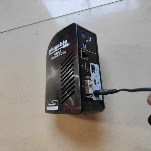 咨询-Plugableusb-c扩展坞支持win和mac,通电
