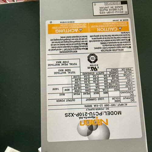 【询价】工控机大1U电源PC1U-210PX2S