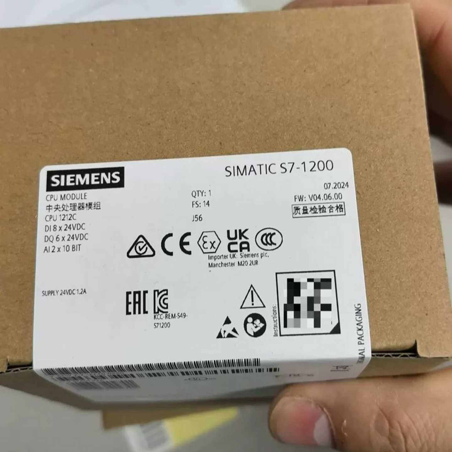 询价~6ES7212-1AE40-0XB0  保内
