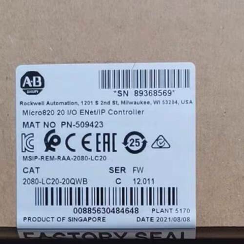 议价Honeywell2080-LC20-20QBB SMC  EX600-SEN3  原装全新下单请