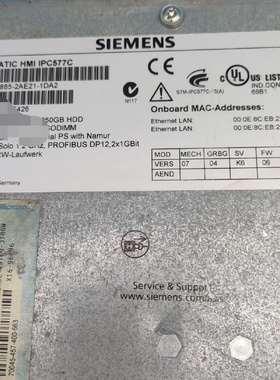 （请询价）6AV78852AE211DA2橙色新功能完好议价出