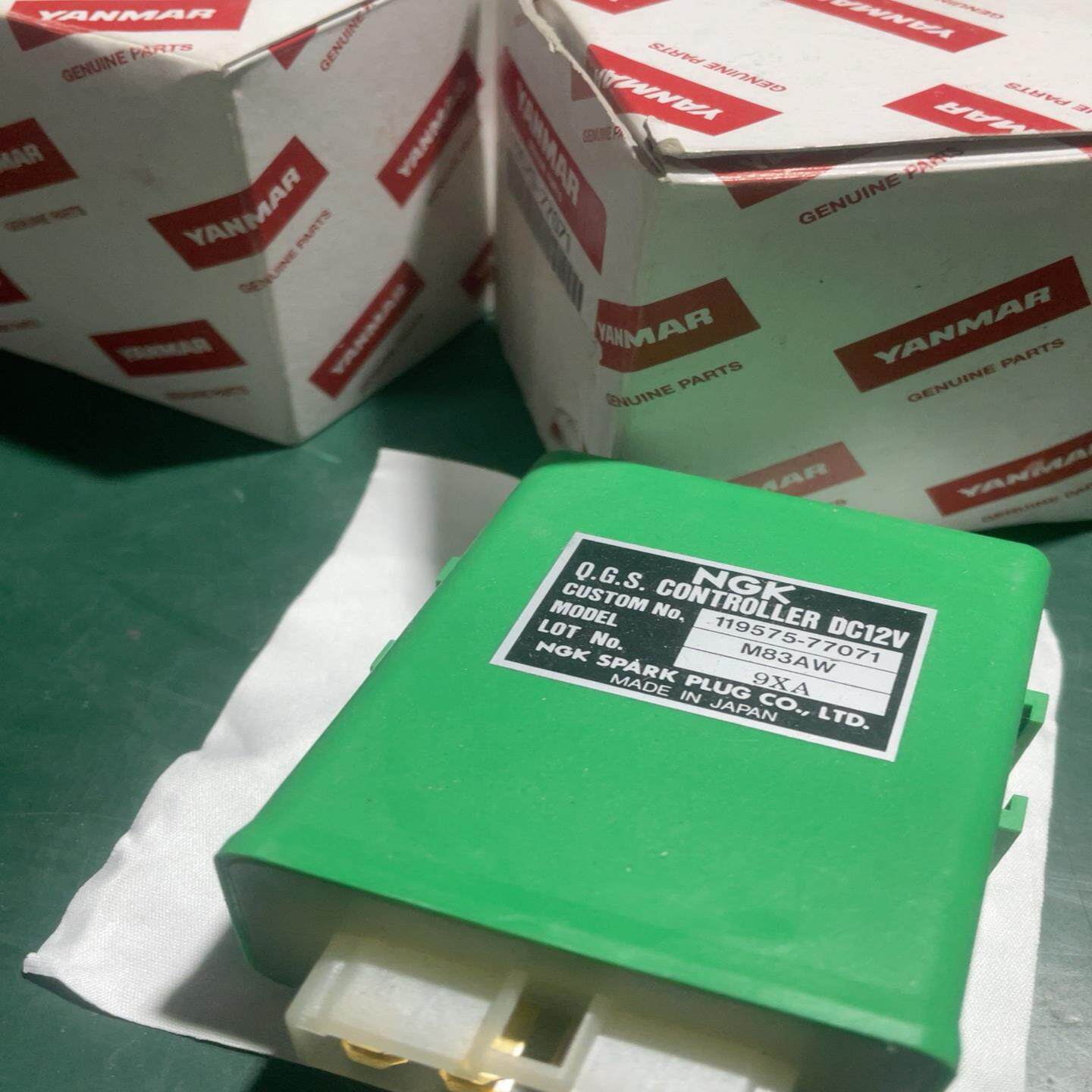 日本YANMAR洋马发动机原装熄火预热延时主继电器，1195议价