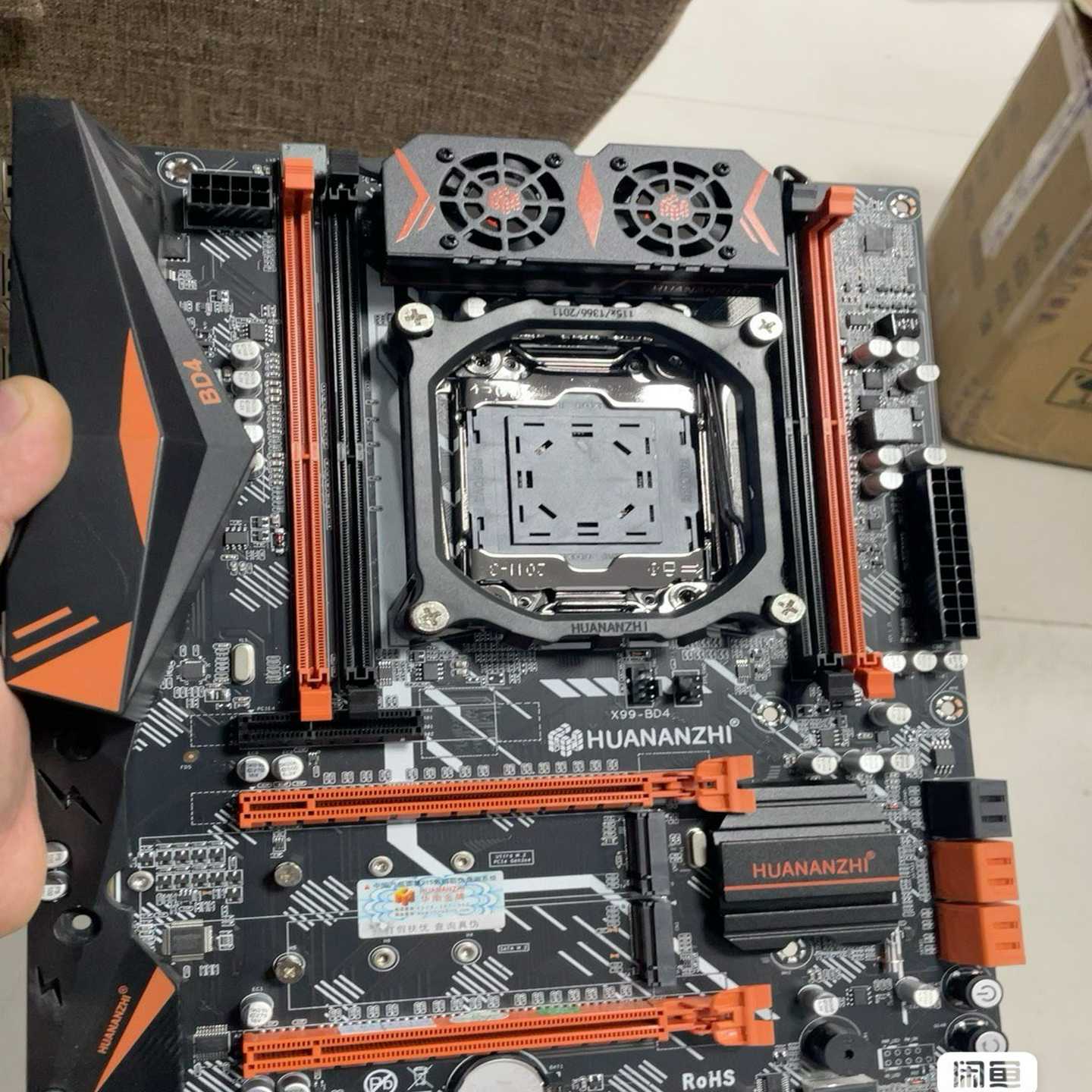 出40片华南x99-bd4主板，22年8月份的板子！使用--议价商品