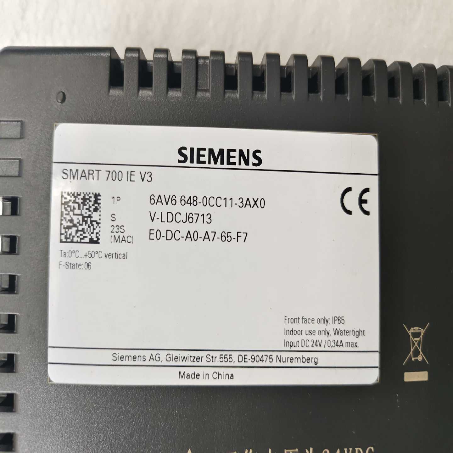 议价拆机西门子触摸SMART7t00V3现货/维修