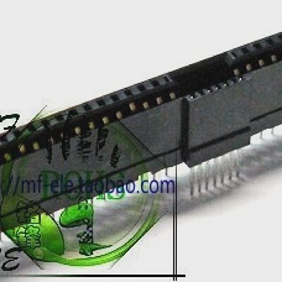SAS接口插座母座29P7715/F直插单排脚带定位柱(Fci)