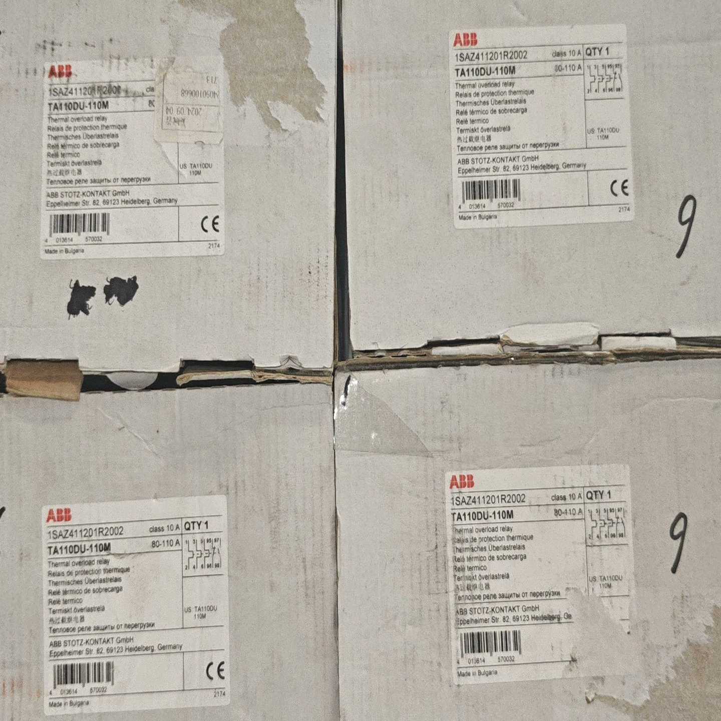 热过载继电器TA110DU-110M询价