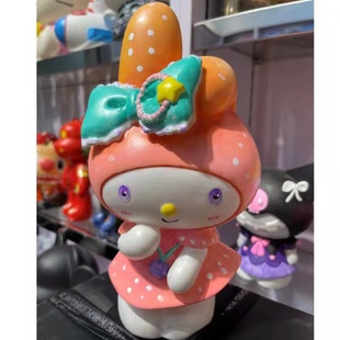 石膏模具乳胶娃娃模型公园摆摊石膏像彩绘储钱罐24cm存钱罐美乐蒂