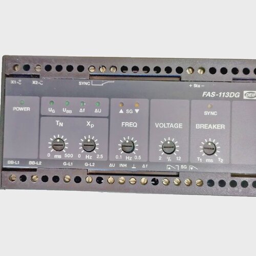 *USED TESTED* Deif FAS113DG Synchronization Controller 220VA