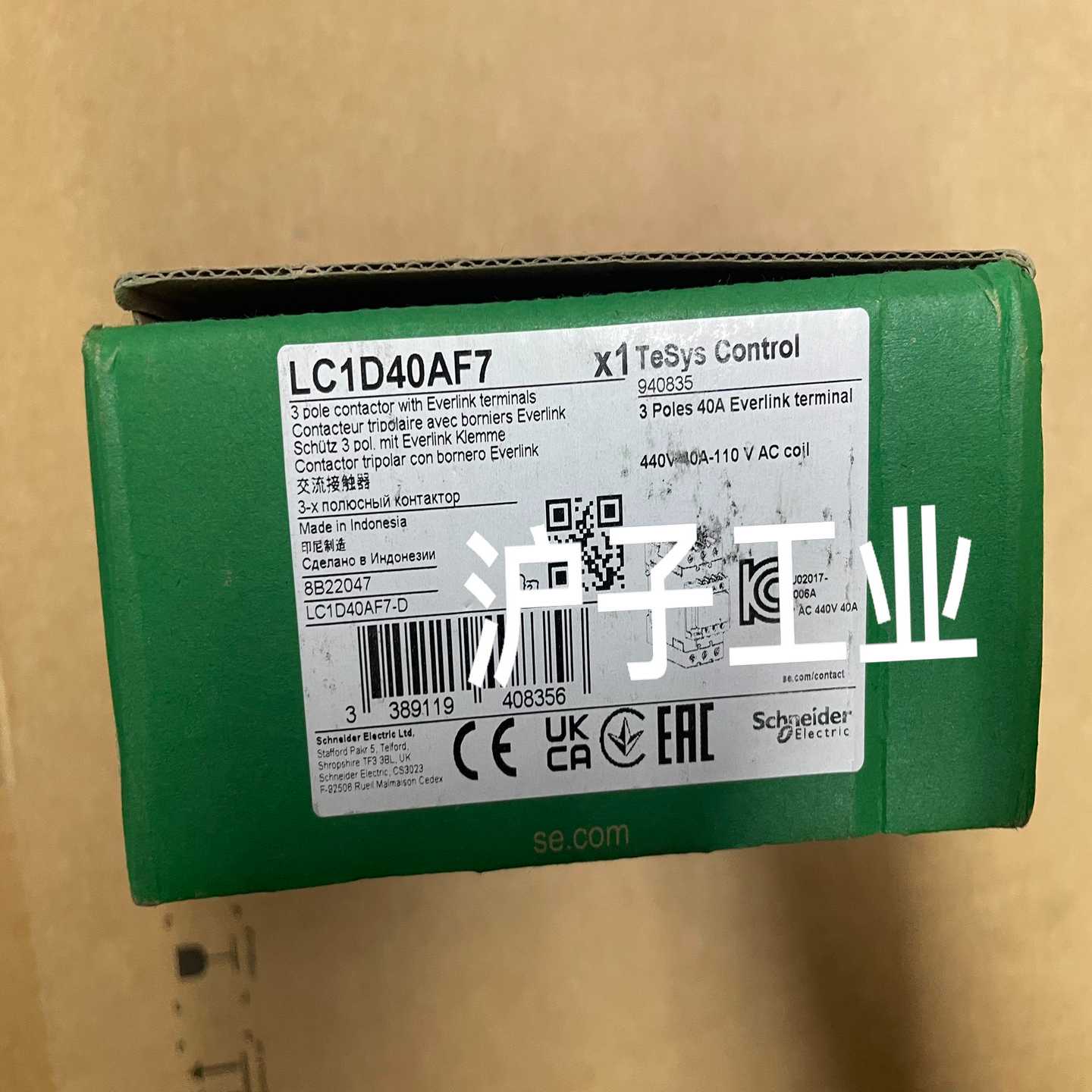 询价~施耐德 LC1D40AF7 交流接触器 ，，库存