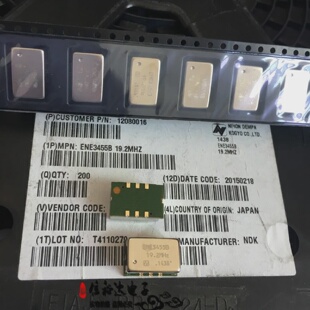 ENE3455BVCXO压控晶振19.2MHZNDK全新原装