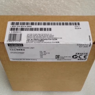 议价6ES7 315-2EH14-0AB0西门子S7-300CPU-2PN/DP模块6ES73152EH1