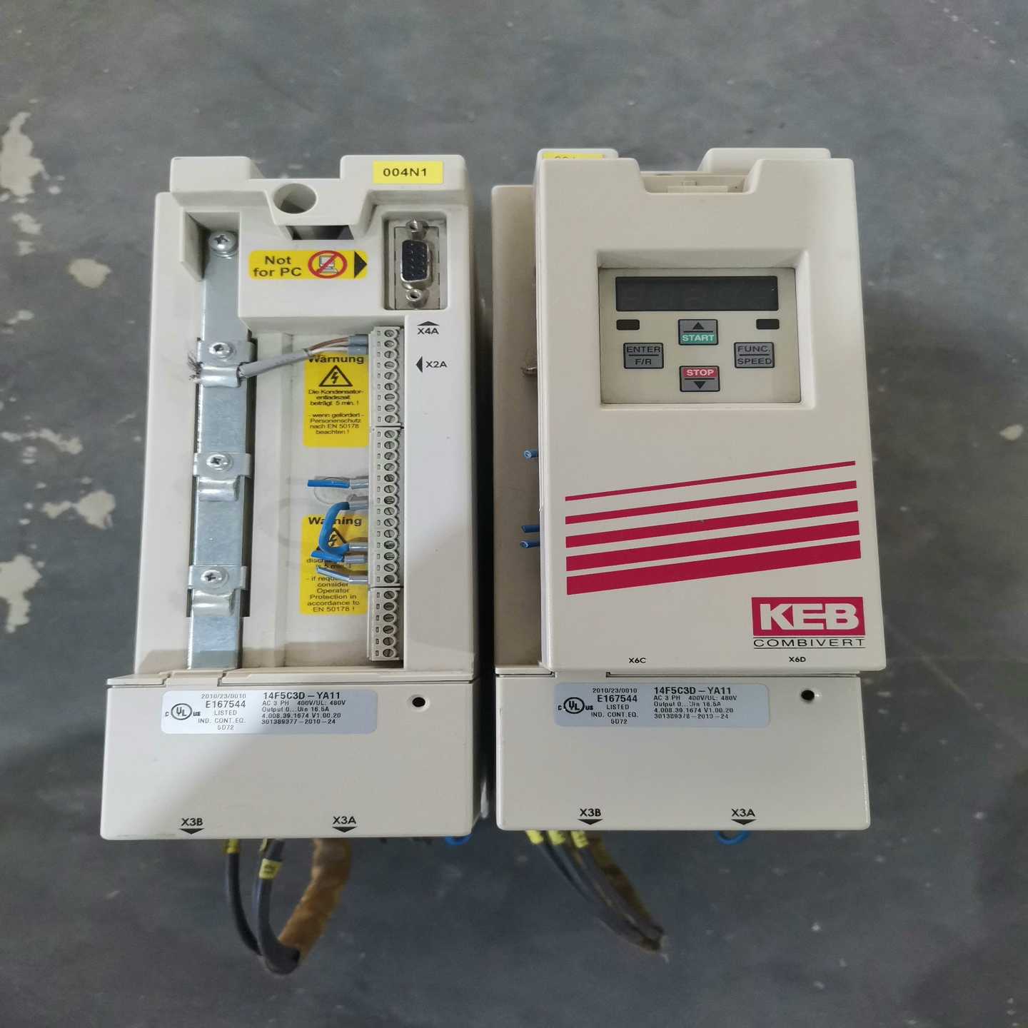 询价拆机科比变频器14F5C3D-YA11，带虑波器，实物图，功议价