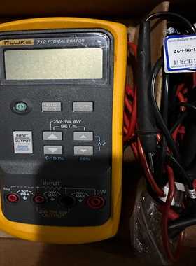 准新，福禄克712过程校准仪，包装表笔都在（零零电子）