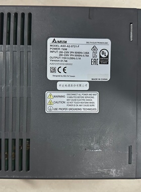 寻台达A2伺服驱动器ASDA20721F750w成