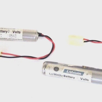 LOT OF 2 GENERAL ELECTRIC 259A9534PI LITHIUM 3 VOLT BATTERIE
