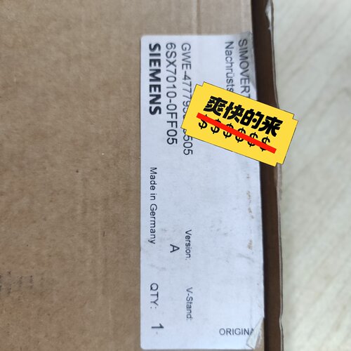 【询价】6SX7010-0FF05 仅拆封实物图片议价