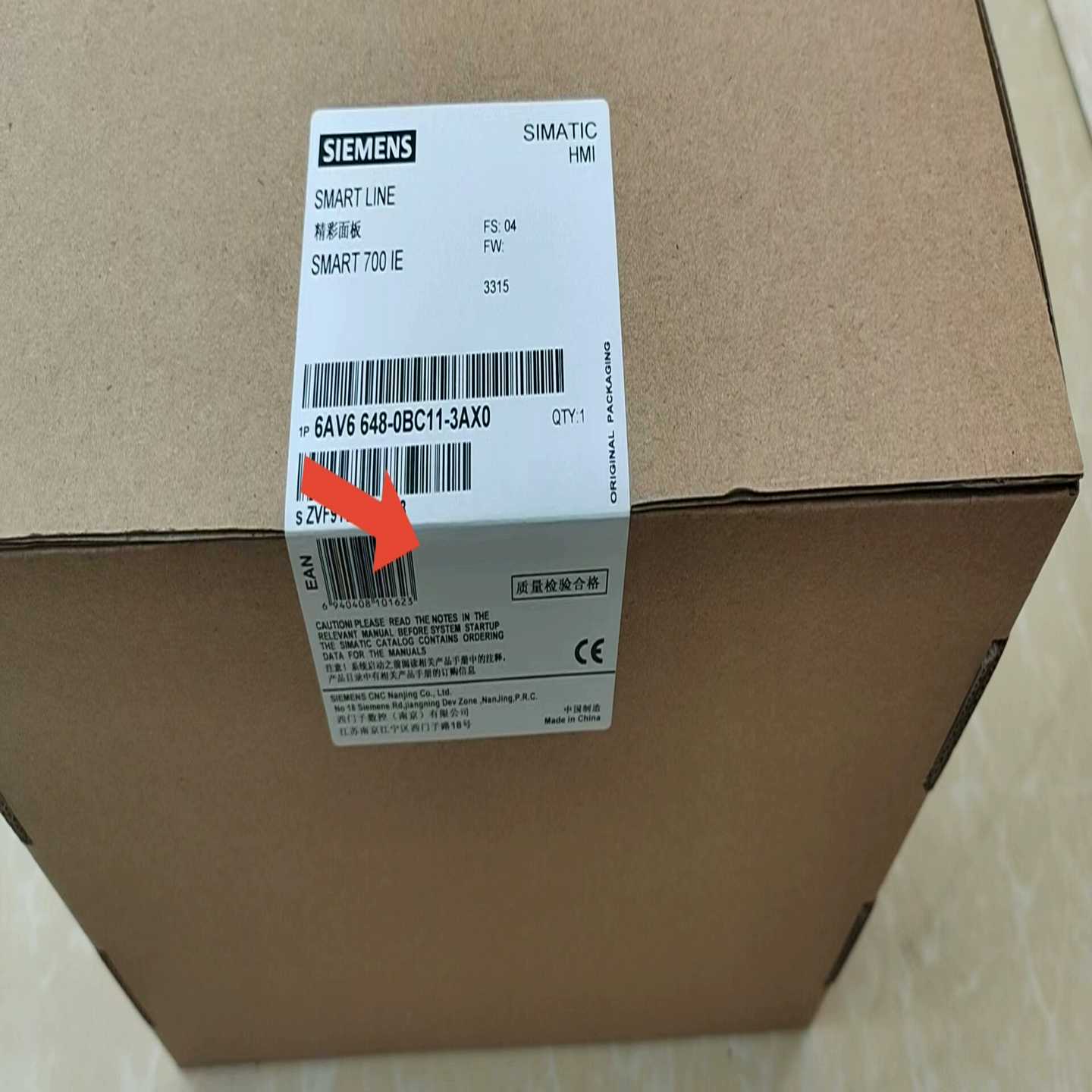 6AV6648-0BC11-3AX0触摸屏未拆封适用