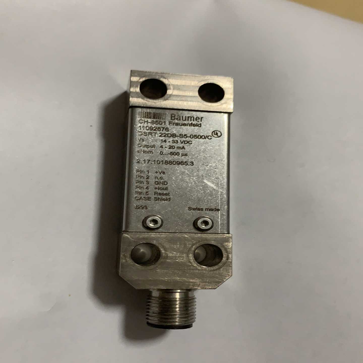 议价产品BAUMER DSRT 22DB-S5-0500-C 110