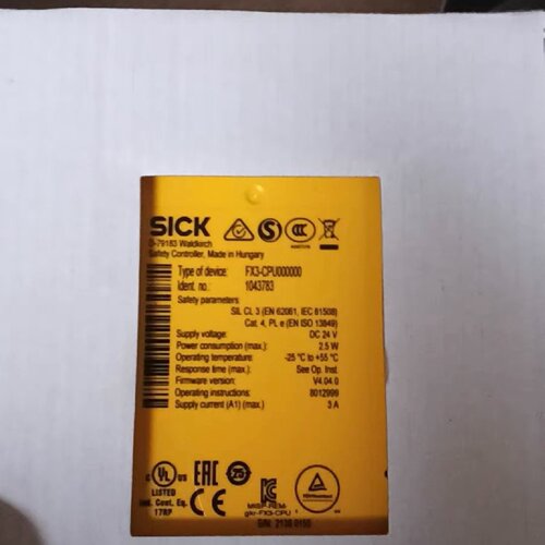 德国西克SICK安全控制器FX3CPU000000订货号-询