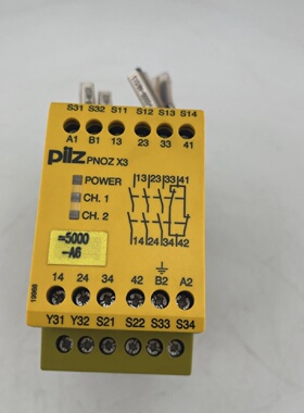 PILZ PNOZ X3 3S 1O SAFETY RELAY 24VACDC  774310 USED  WORKIN