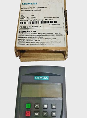 New SIEMENS 6SE64000BP000AA1 MICROMASTER 4 Advanced Operator