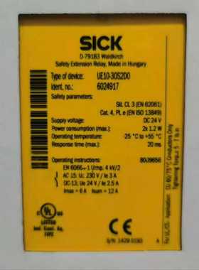 SICKsick UE10-30S2D0德国西克安全继电器~询价