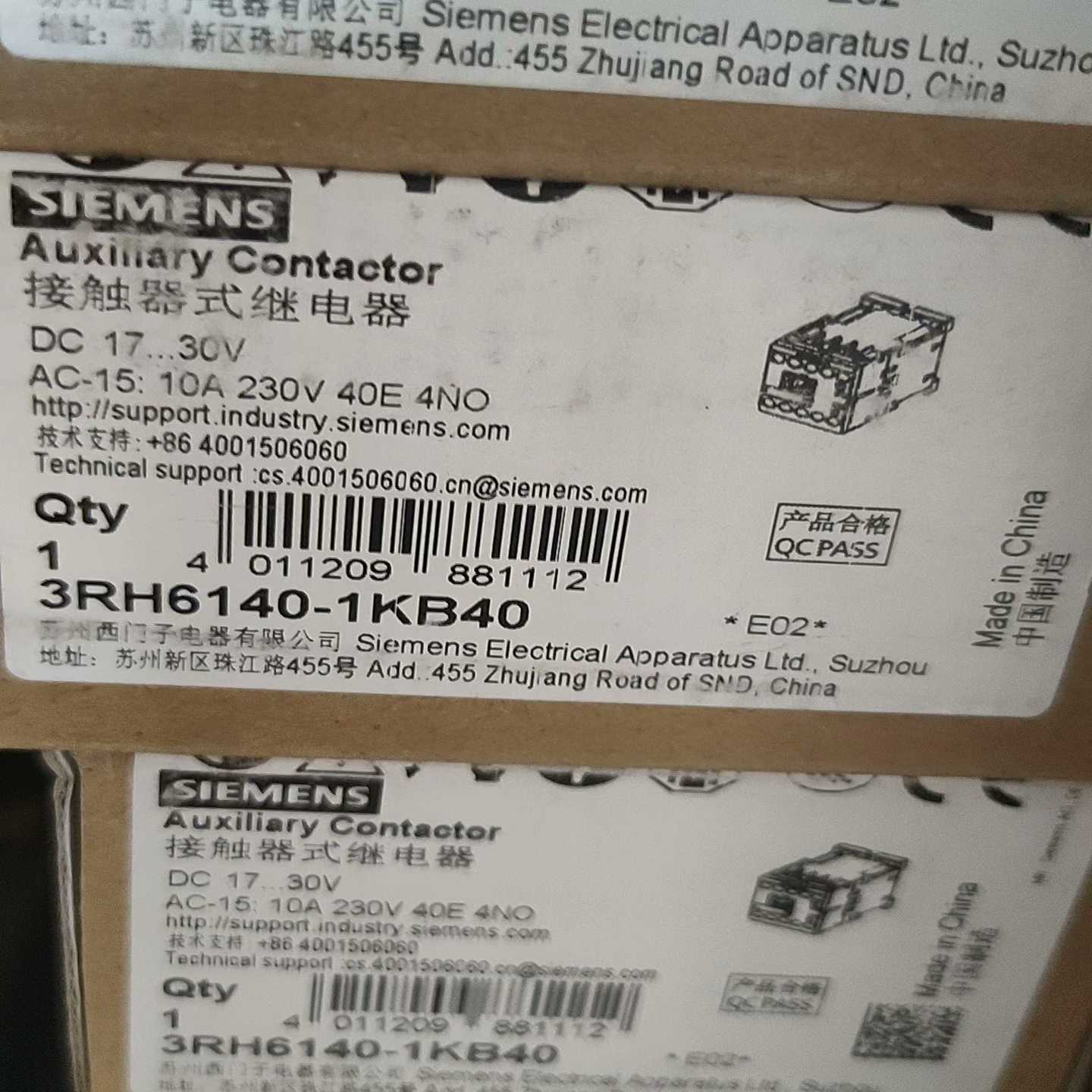 3RH6140-1KB40接触器式继电器 ~询价