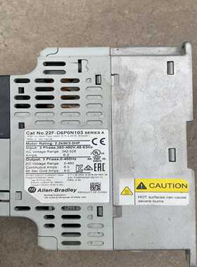 AB变频器22F-D6P0N1032.2kw拆询价