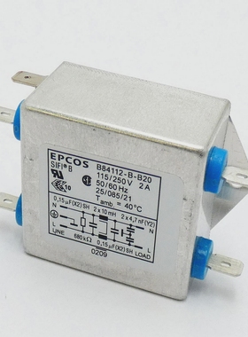 EpcosB84112-B-B20115/250V50/60HzEntst?rfilter-unused-