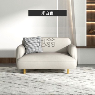 店家用接待单双三人沙发家 pq小户型轻奢科技布客厅出租房奶茶服装