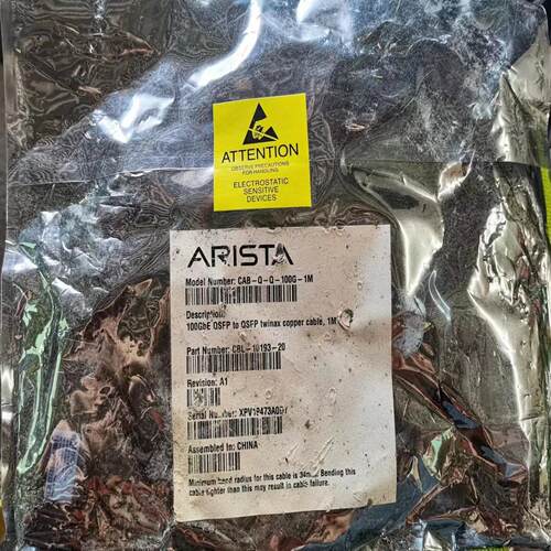 ARISTA  CAB-Q-Q-100G- 1M高速线缆交换~询价
