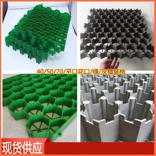 塑料植草格绿化格栅抗压消防通道专用护坡停车场用草坪格HDPE厂家