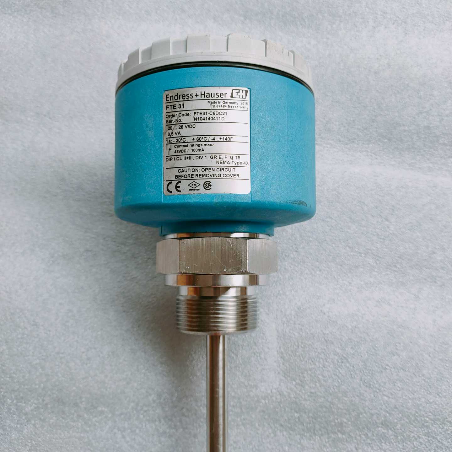 EH恩德斯豪斯物位计限位开关功能正常FTE31-C6DC2--议价商品