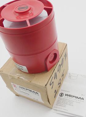 Werma 140.120.55 14012055 24VDC Mehrtonsirene rot unusedOVP