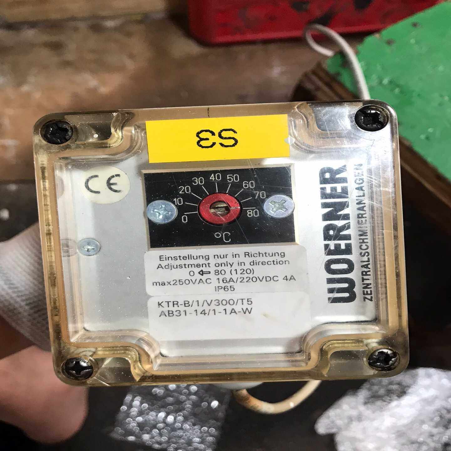 议价德国WOERNER温度传感器 温度开关 0～80度 拆机一个