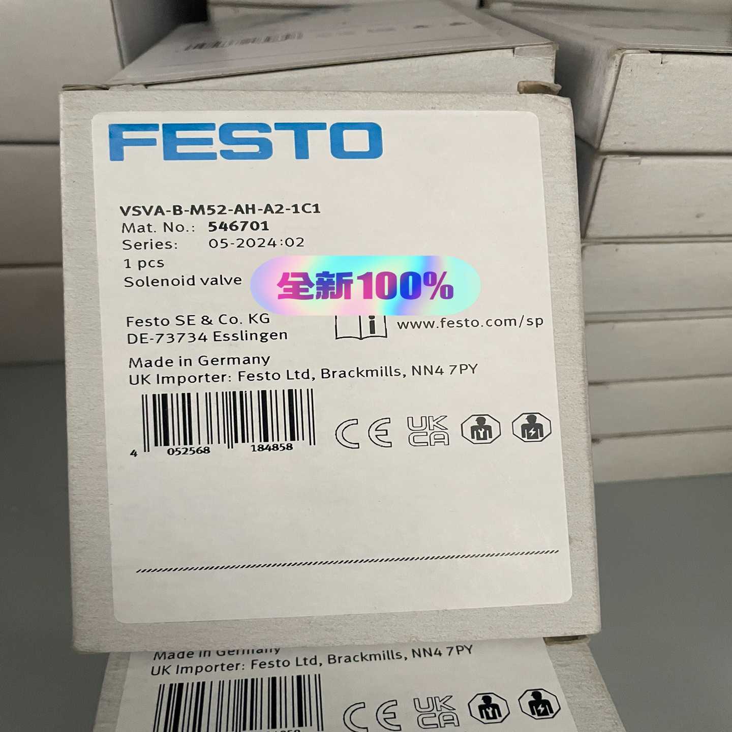 FESTO费斯托电磁阀VSVA-B-M52-AH-A2-1C--议价商品