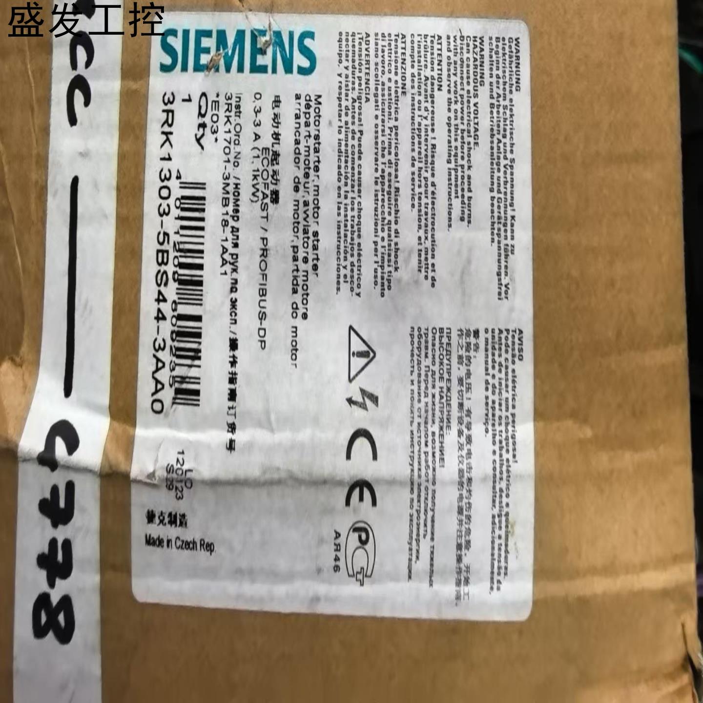 全新原装正品3RK1303-5BS44-3AA0 型号完整议价产品