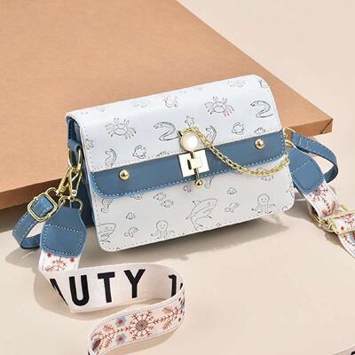 Bag girl new ins shoulder messenger bag fashion womens bag