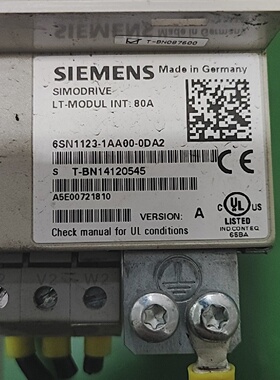 西门子SIMODRIVE驱动器型号6SN11231AA0