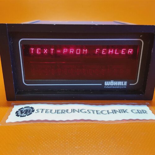 Panel De Control WHRLE  Pantalla De Texto Tipo ANKA 1