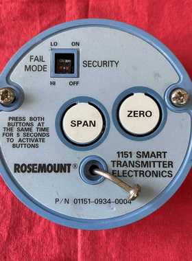 出一块罗斯蒙特1151智能变送器主板，型号是01151-09--议价商品