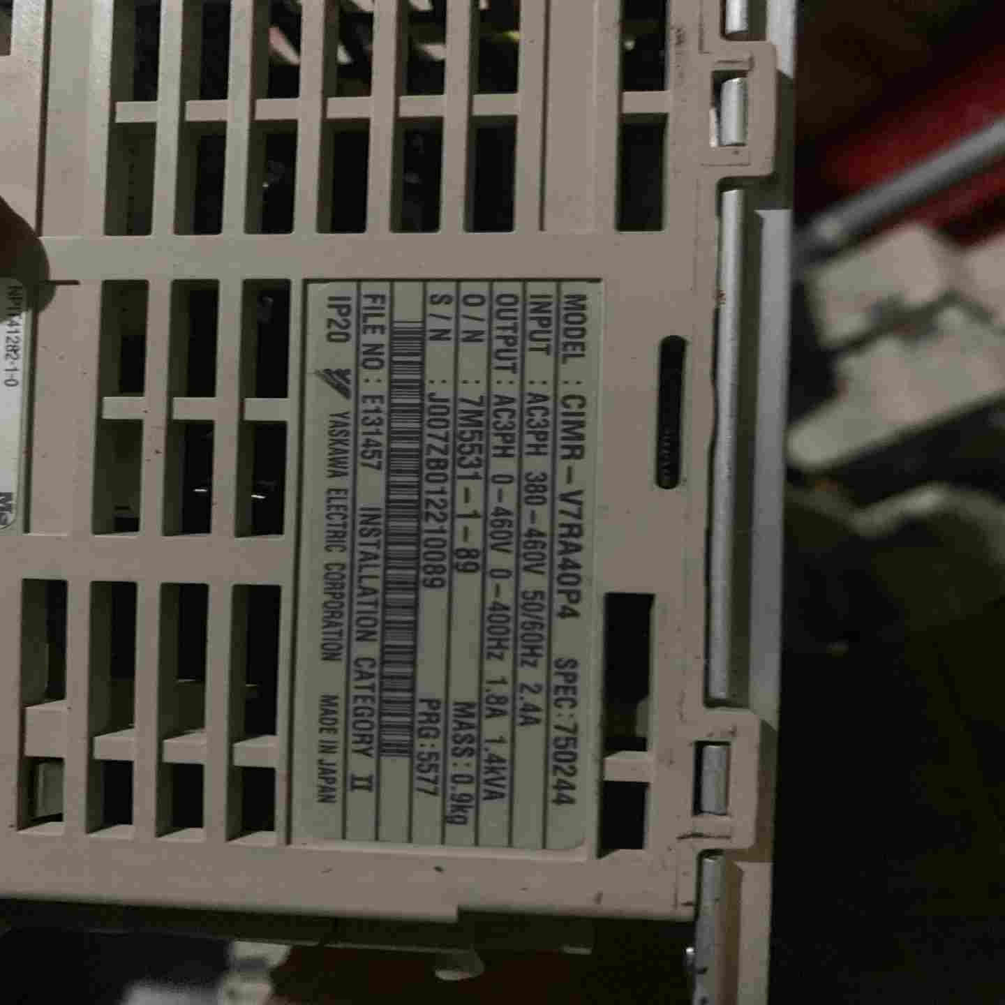 (重工机械)安川变频器I-V7404I-V74