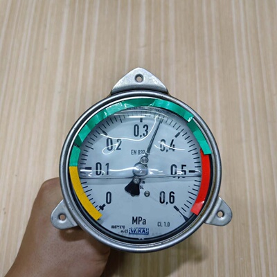 威卡WKA压力表00.6MPa量程EN8371准表议价