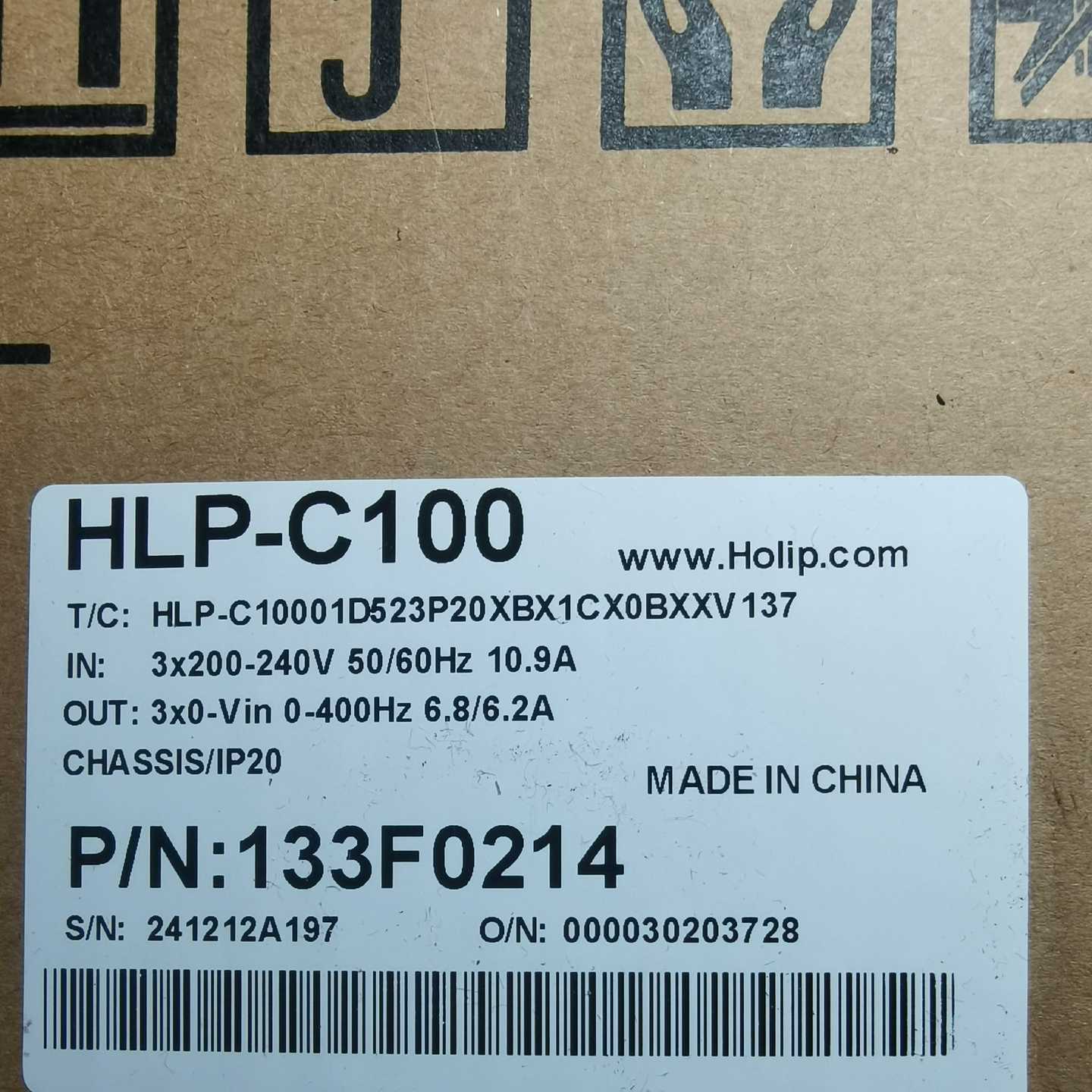 HLP-C10001D623P HOLIP 海利普变频器HL(电子设备)