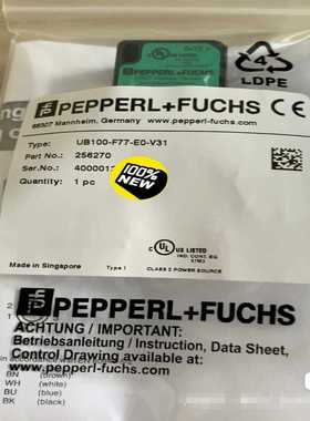 询价~#倍加福UB100-F77-E0-v31(256270)，全