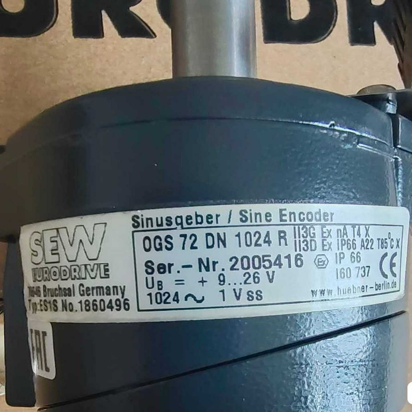 德国SEW编码器ES1S供应OG72SDN1~询价