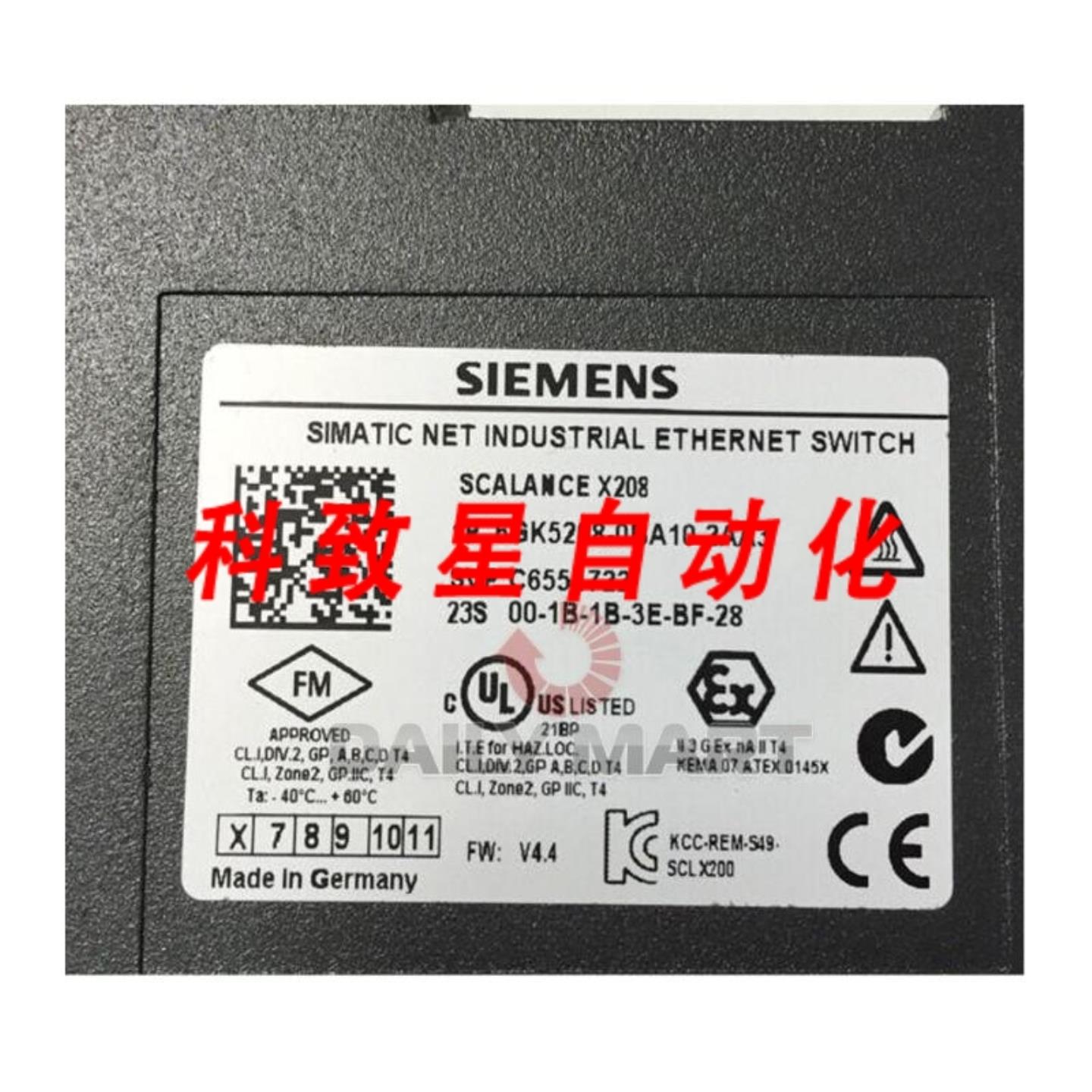 工业配件6GK5 208-0BA10AA3 X208 开关模块