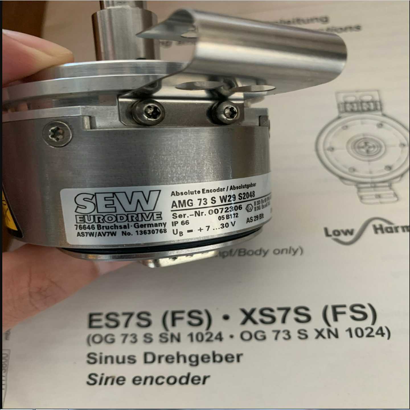 供应SEW编码器AS7W/AV7WNO:136307询价
