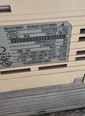 议价安川变频器CIMRHB4A0024FAA