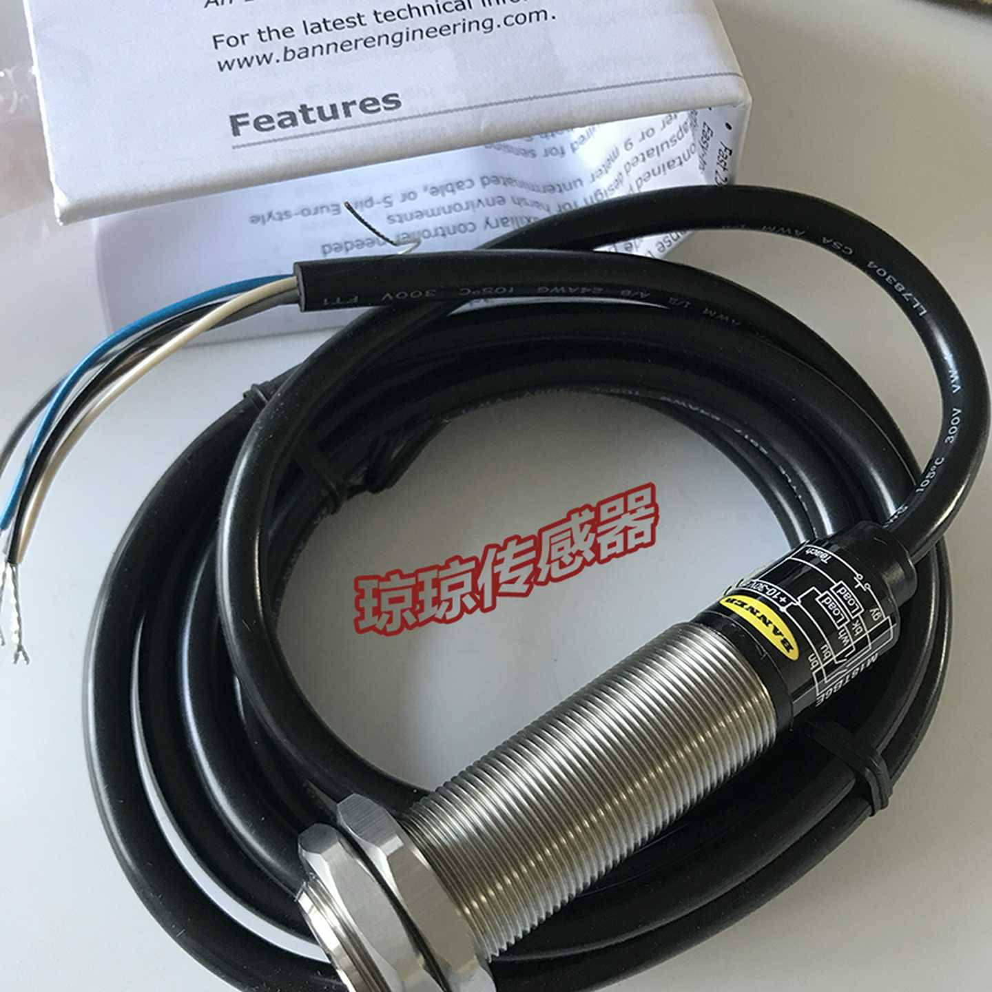 BANNER邦纳T-GAGE红外温度传感器M18TB6E